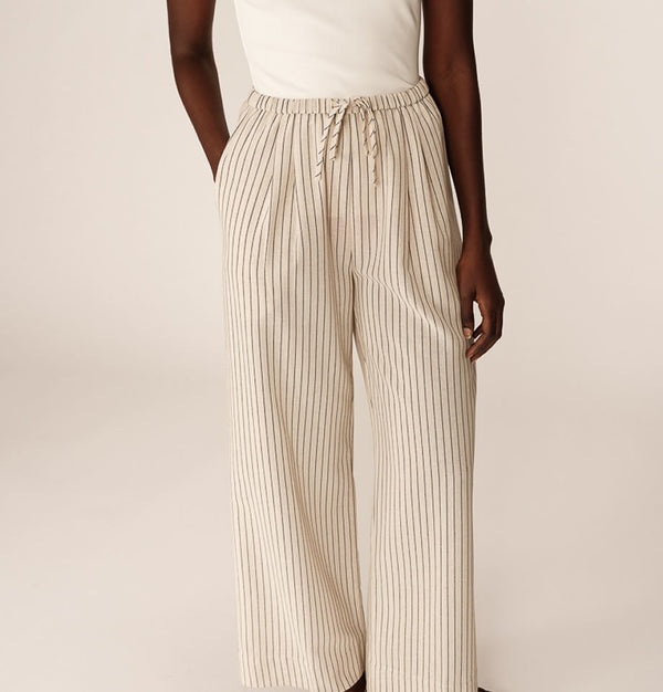 Grace and Mila Perry Drawstring Stripe Trousers