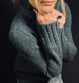 Scots Pine Roll Neck Jumper Merino Wool