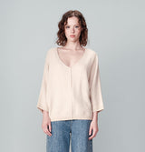 Grace and Mila Nadir Wool Mix Jumper Beige