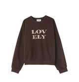 Grace and Mila LOVELY Sweatshirt Chocolate