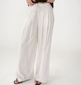 Grace and Mila Wally Linen and Tencil Trousers Sable