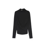 Grace and Mila Noon High Neck T-Shirt Noir