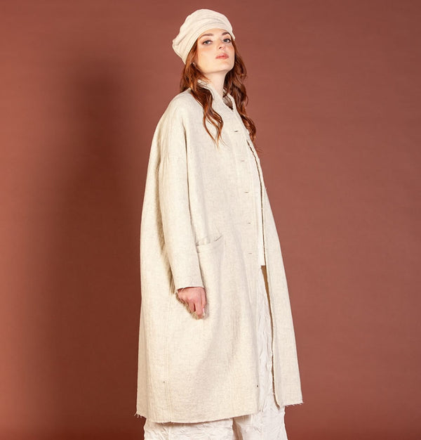 Mama B Azimut Coat Naturale