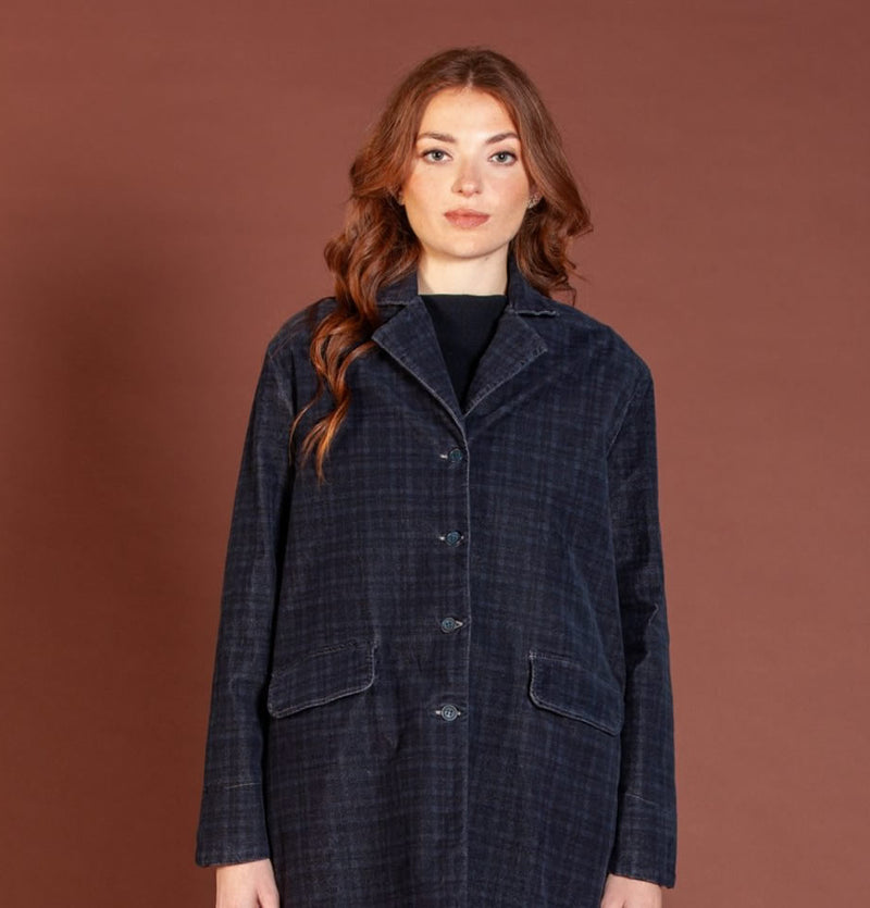 Mama B Sibilla Jacket Check Notte