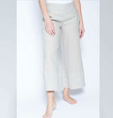 Blueberry 3/4 length Linen Trousers Grey