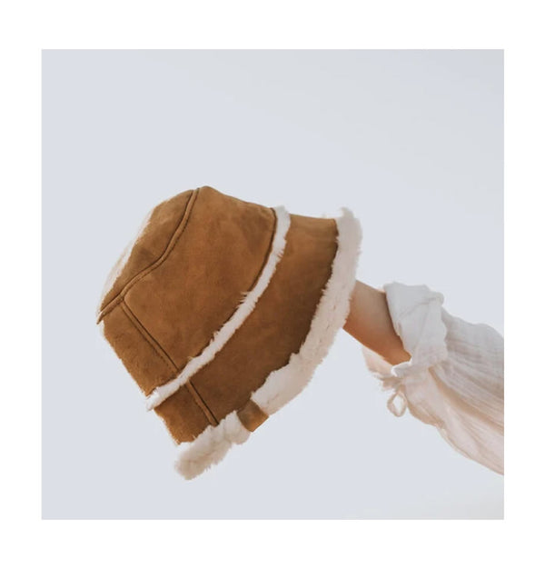 Emu Australia Sheepskin Bucket Hat Chestnut