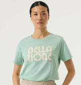 Garcia Bella Fiore Mint Cotton T-Shirt