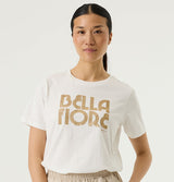 Garcia Bella Fiore Off White Cotton T-Shirt