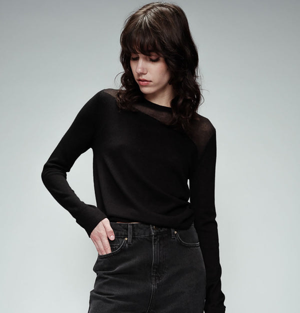 Grace and Mila Ophelia Sweater Black