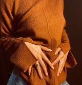 Grace and Mila Adelice Terracotta Sweater