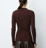 Grace and Mila Aloe Sweater Chocolate