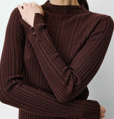 Grace and Mila Aloe Sweater Chocolate