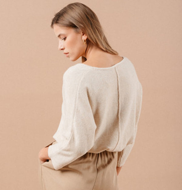 Grace and Mila Mael Pullover Beige