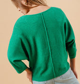 Grace and Mila Mael Pullover Vert Green One Size