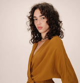 Grace and Mila Maud Maxi Dress Ochre