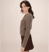 Grace and Mila Sabin Taupe Sweater