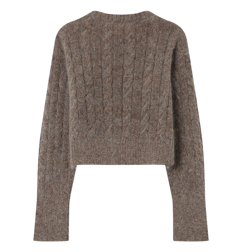 Grace and Mila Sabin Taupe Sweater