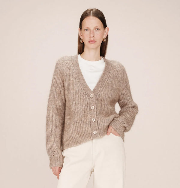 Grace and Mila Saluda Greige Cardigan