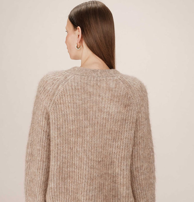 Grace and Mila Saluda Greige Cardigan