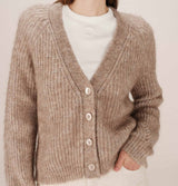 Grace and Mila Saluda Greige Cardigan