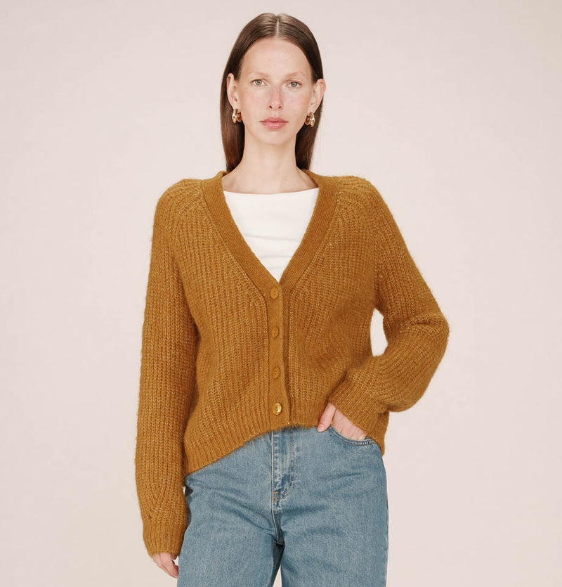 Grace and Mila Saluda Ochre Cardigan