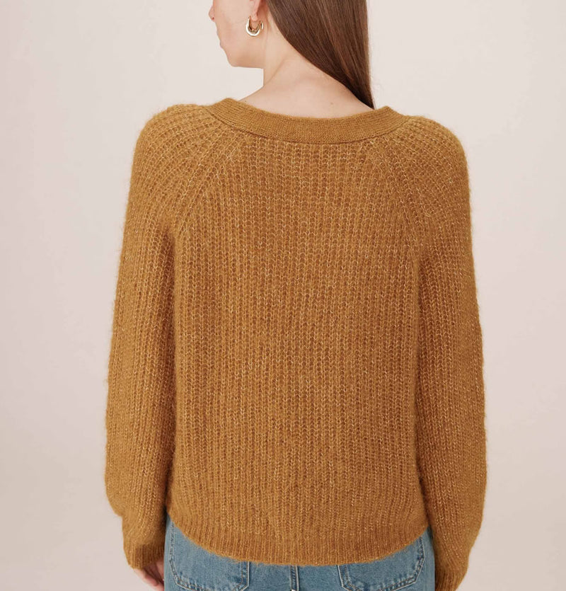 Grace and Mila Saluda Ochre Cardigan