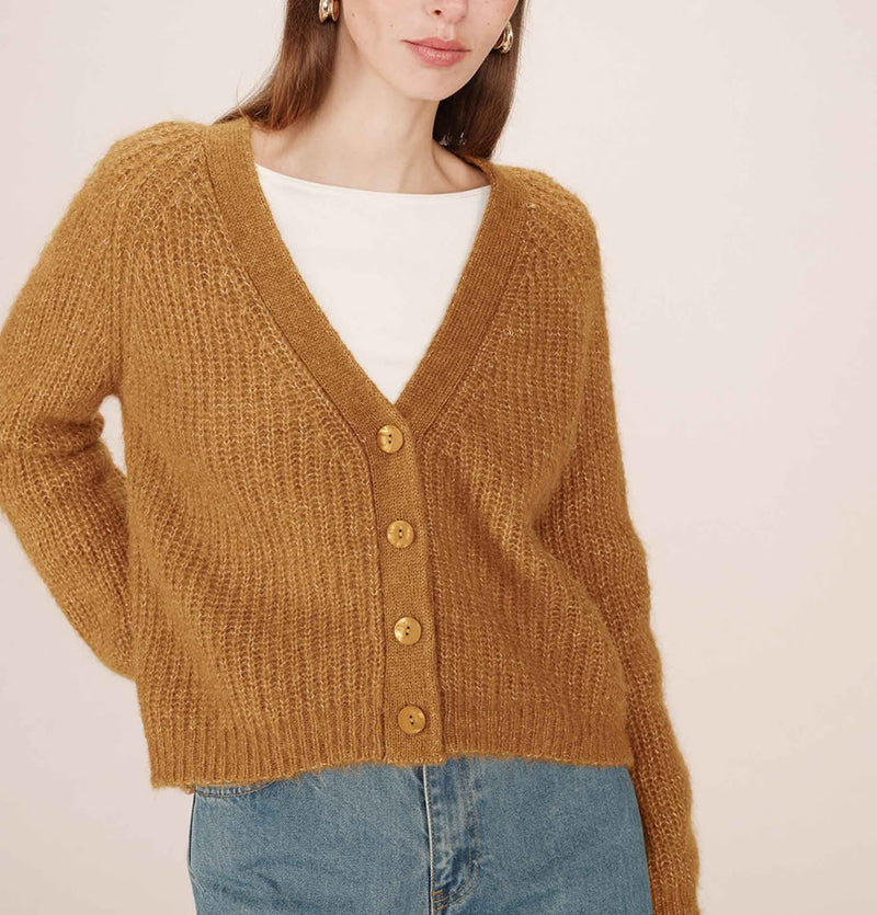 Grace and Mila Saluda Ochre Cardigan