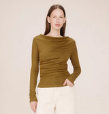 Grace and Mila Sioux Long Sleeve Top Olive