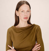 Grace and Mila Sioux Long Sleeve Top Olive