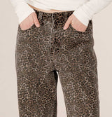 Grace and Mila Socca Jeans Leopard Print