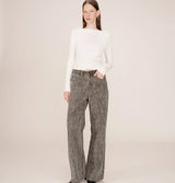 Grace and Mila Socca Jeans Leopard Print