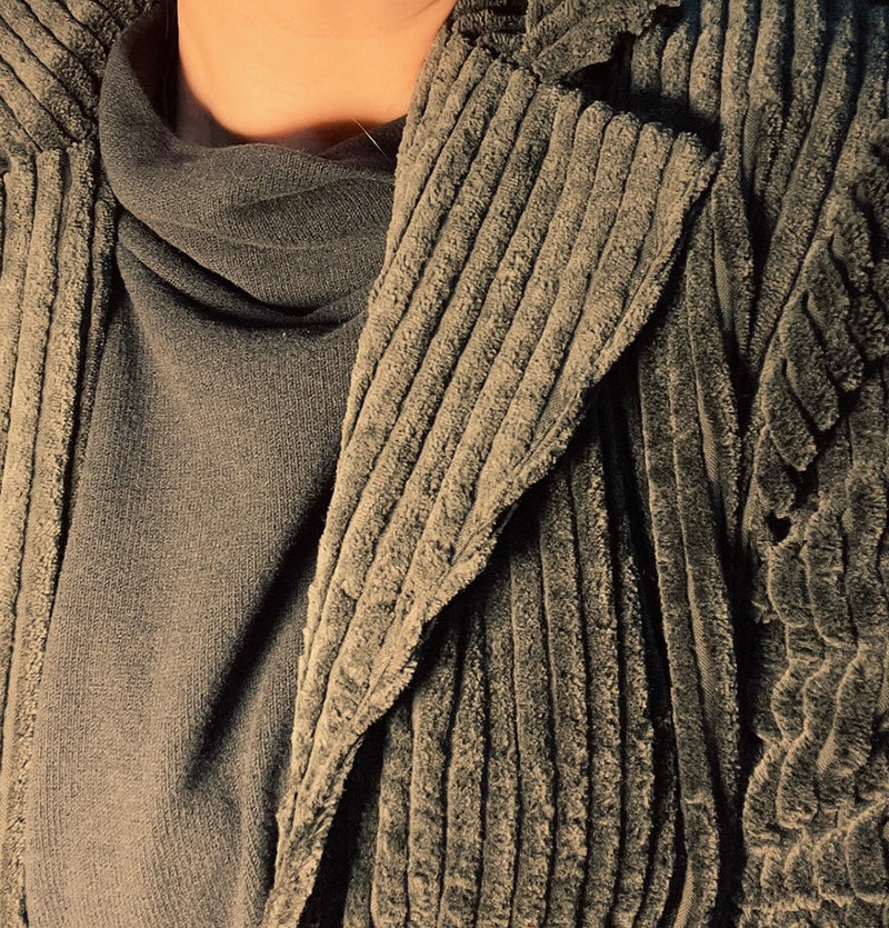 Mama B Cannolo Coat Anthracite