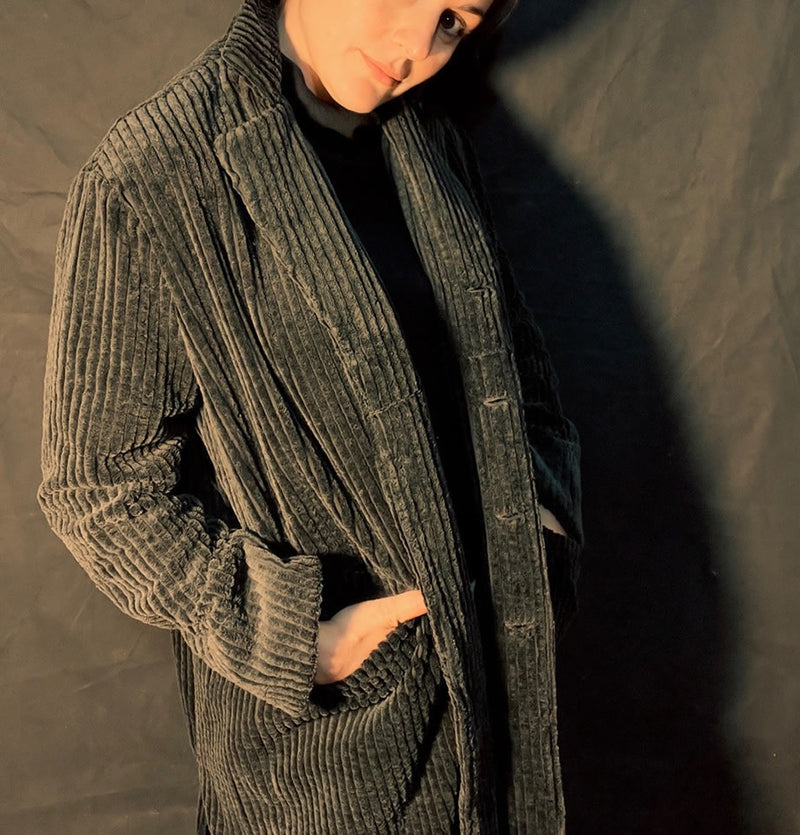 Mama B Cannolo Coat Anthracite