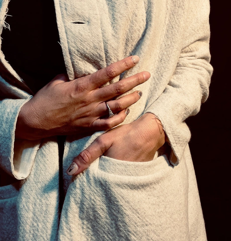 Mama B Azimut Coat Naturale