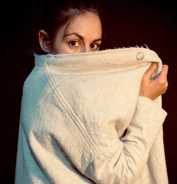 Mama B Azimut Coat Naturale