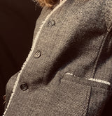 Mama B Genny Gilet Grey