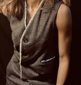 Mama B Genny Gilet Grey