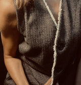 Mama B Genny Gilet Grey