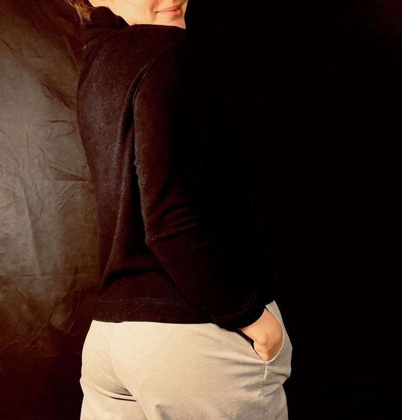 Mama B Bianco Pantalone Nebbia