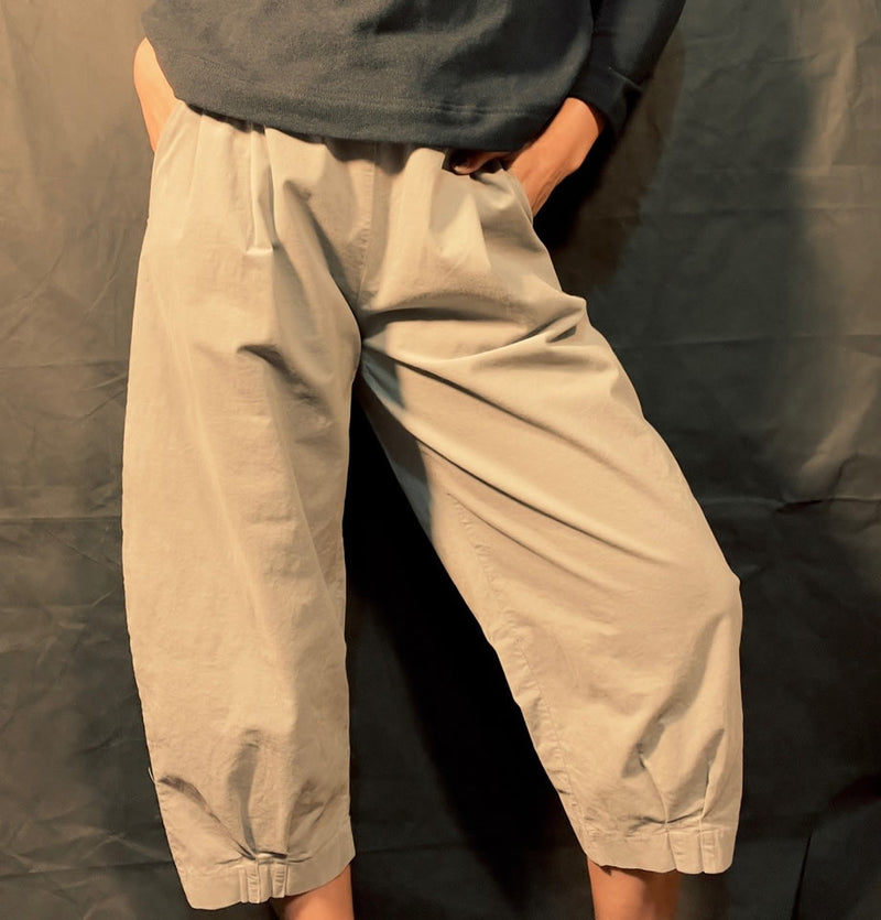 Mama B Bianco Pantalone Nebbia