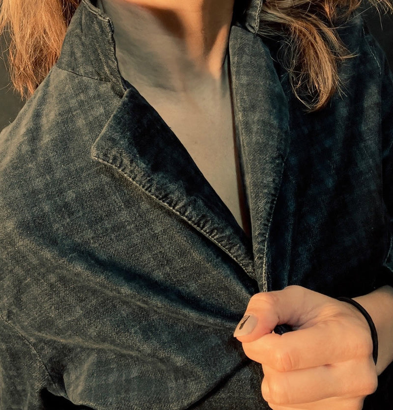 Mama B Sibilla Jacket Check Notte