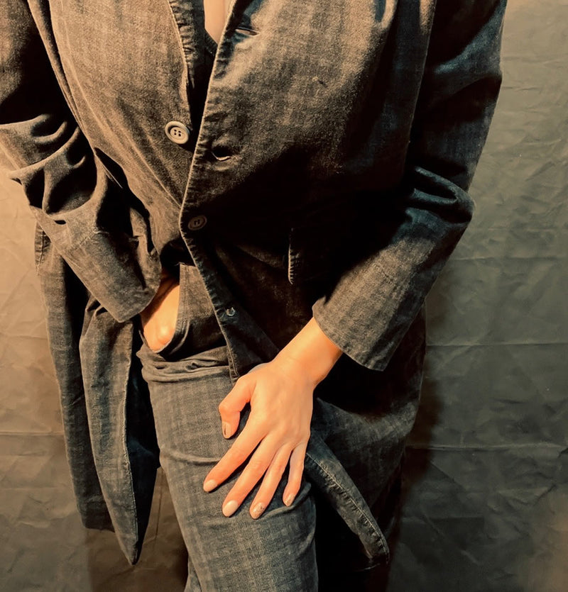 Mama B Sibilla Jacket Check Notte