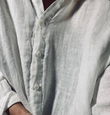 Mama B Accesa White Linen Shirt