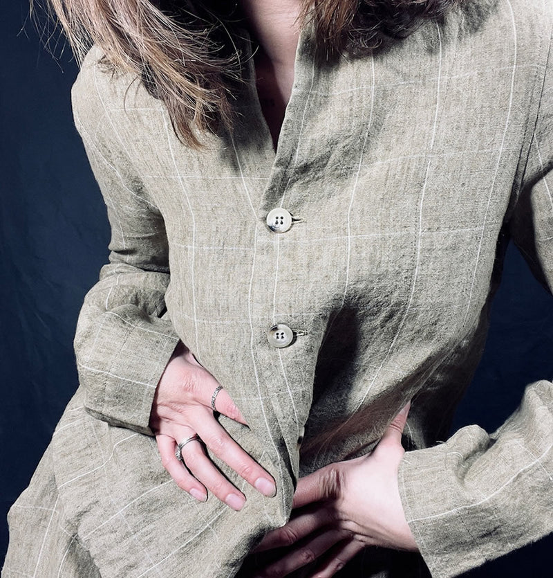 Mama B Adele Linen Jacket Cumin – Mademoiselle Mojo