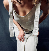 Mama B Finet Linen Jumpsuit Calce