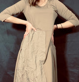 Mama B Denso Cotton Dress Cumin