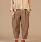 Mama B Bianco Linen Trousers Cumin