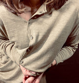 Mama B Fiore Linen Cardi Cumin