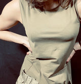 Mama B Weekend Cotton Jumpsuit Cumin