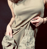 Mama B Weekend Cotton Jumpsuit Cumin